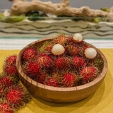 Rambutans in a bowl