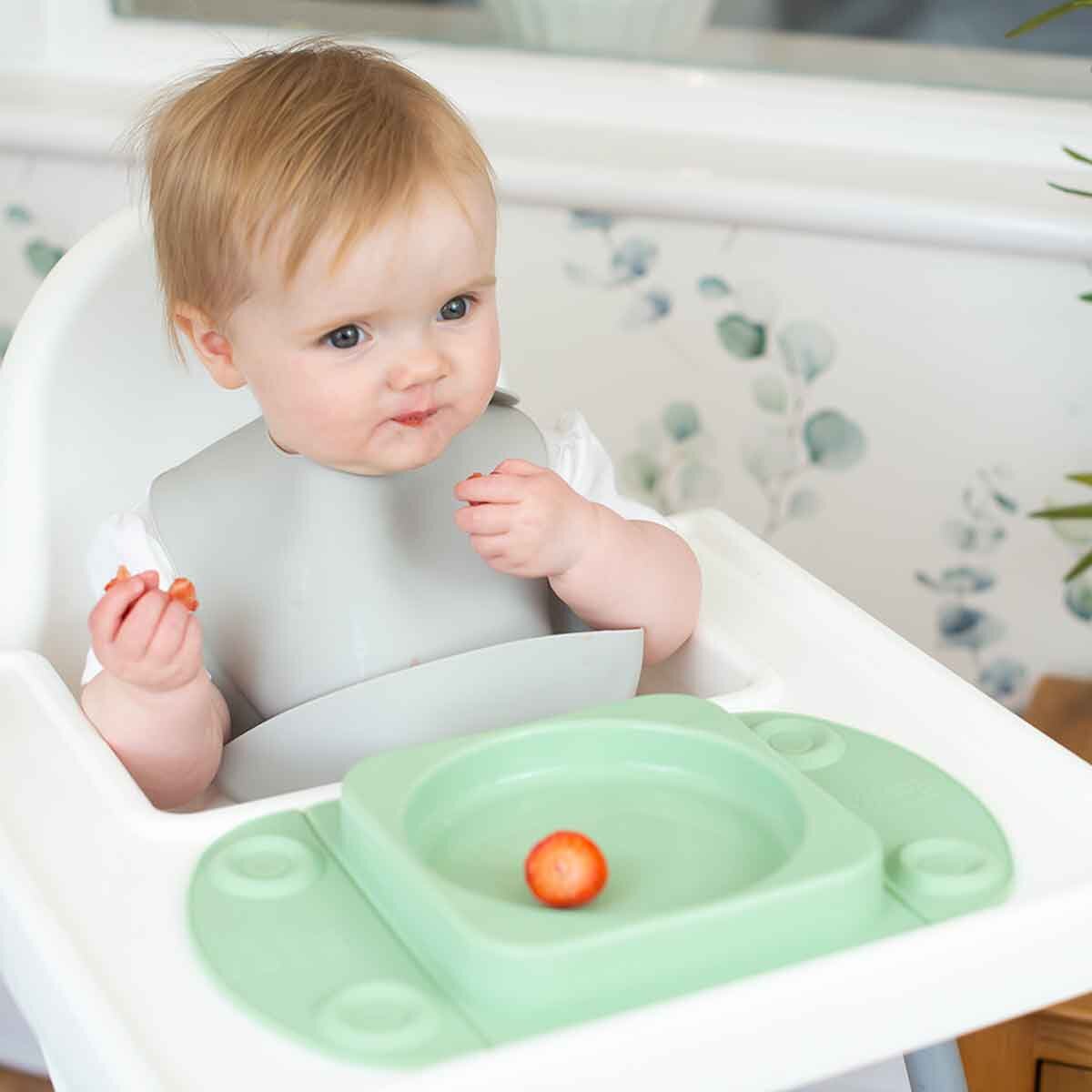 EasyTots EasyMat MiniMax Open Suction Weaning Plate in 5 Colours