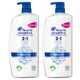 Head and Shoulders Classic Clean 2in1 Shampoo & Conditioner, 2 x 1L