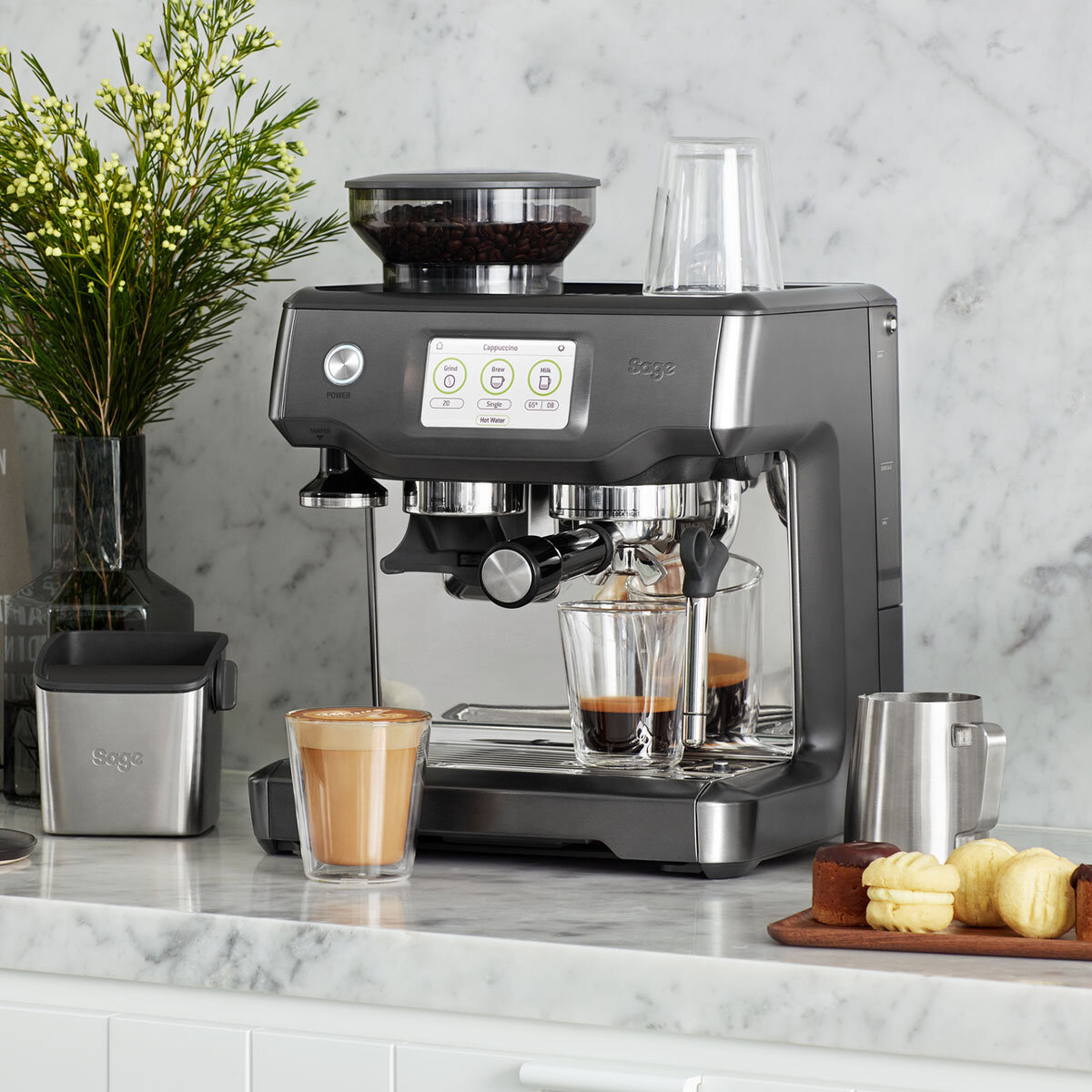 Breville Barista Touch Bean-to-Cup Espresso Machine - Brushed