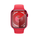 Apple Watch Series 9 Cellular, 45mm Product(Red) Aluminium Case with Product(Red) Sport Band S/M, MRYE3QA/A