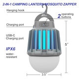 Wisely 3PK Rechargeable Mosquito Zapper & Lantern