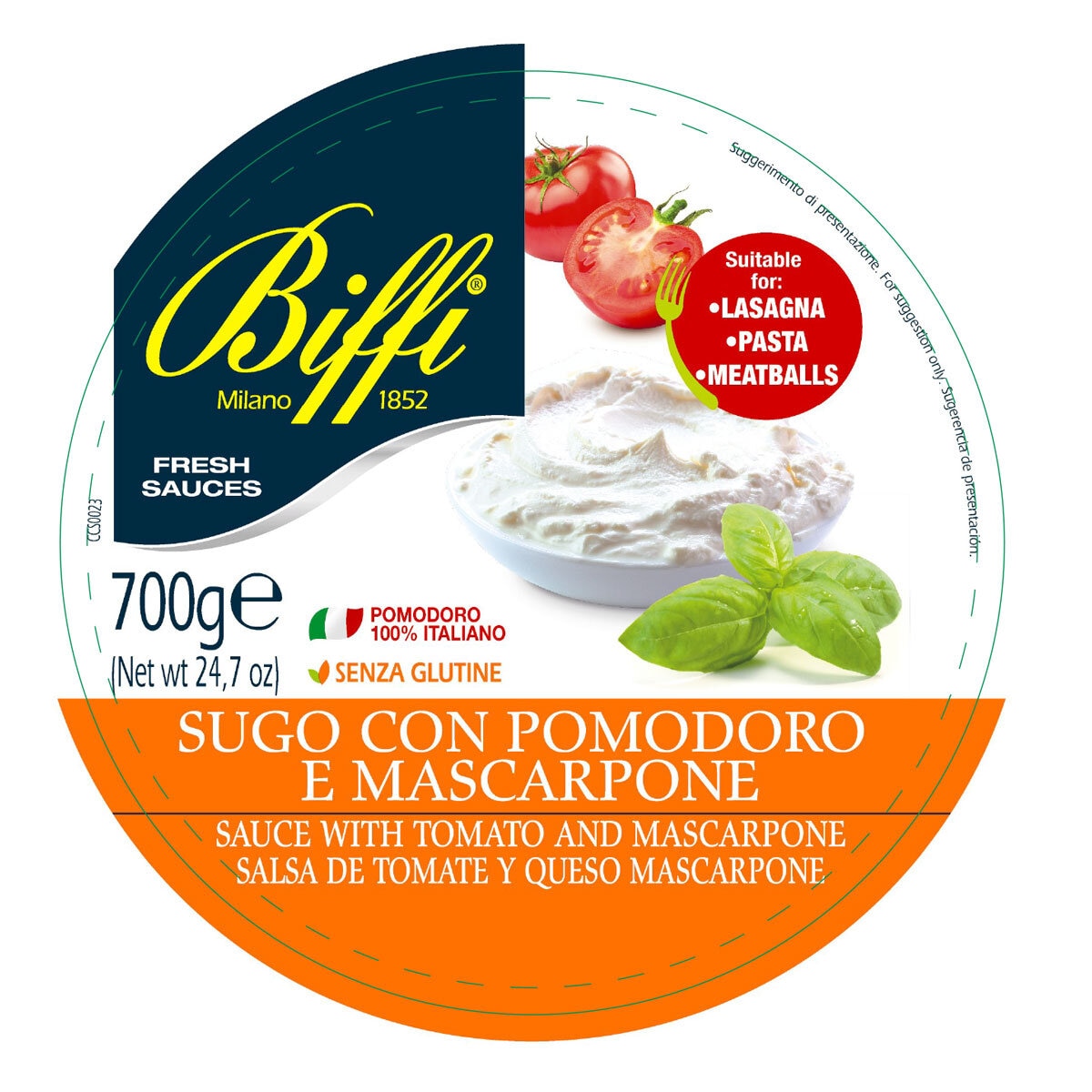 Biffi Tomato and Mascarpone Sauce, 700g | Costco UK