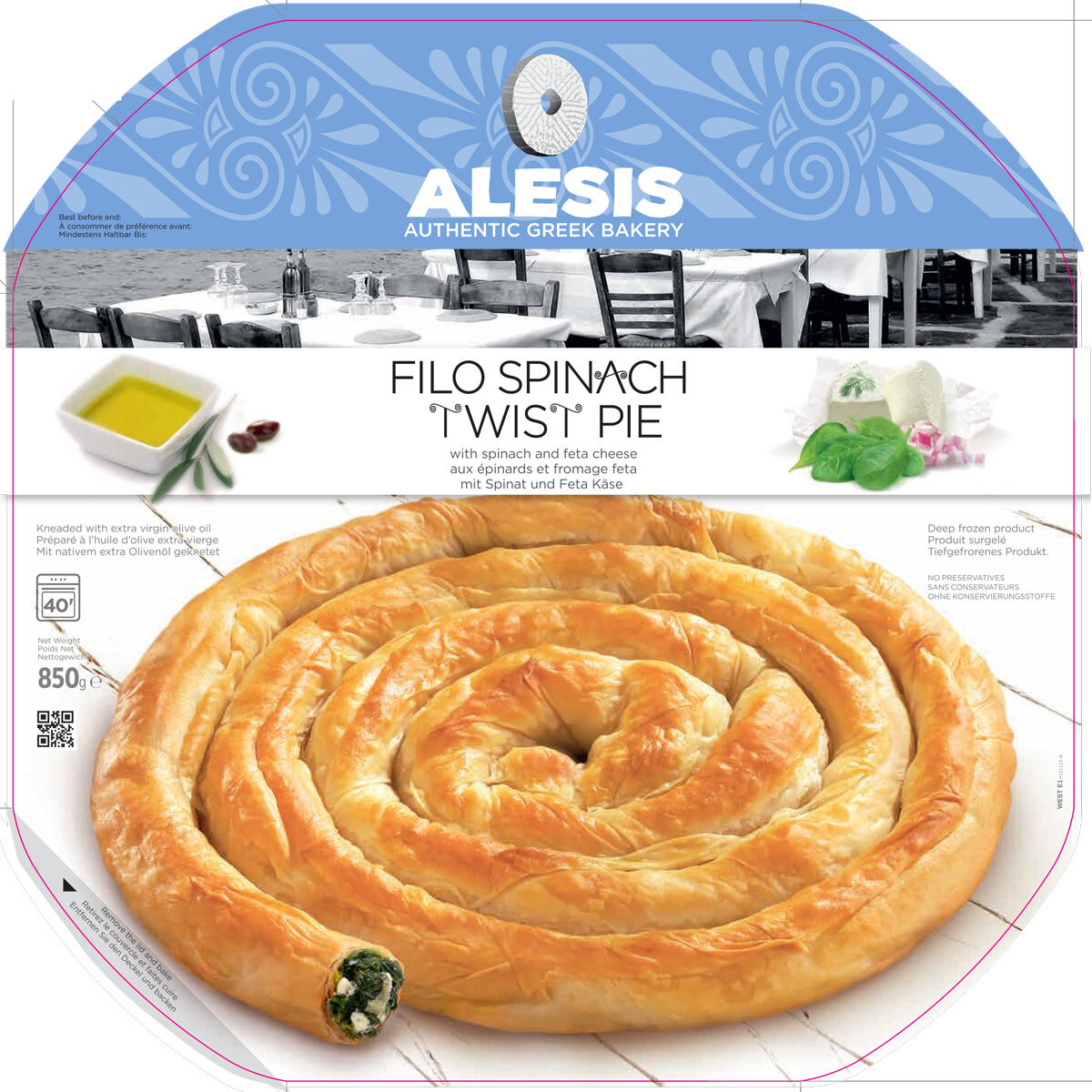 Alesis Filo Spinach Twist Pie 850g Costco Uk Costco Uk