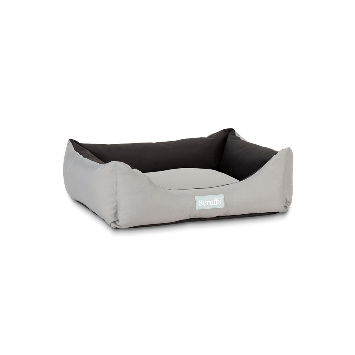 Scruffs Expedition Box Pet Bed, 24" x 19.5" (60cm x 50cm) in Grey