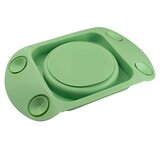 EasyTots EasyMat MiniMax Open Suction Weaning Plate in Sage