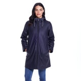 Weatherproof Ladies Slicker Jacket in Navy