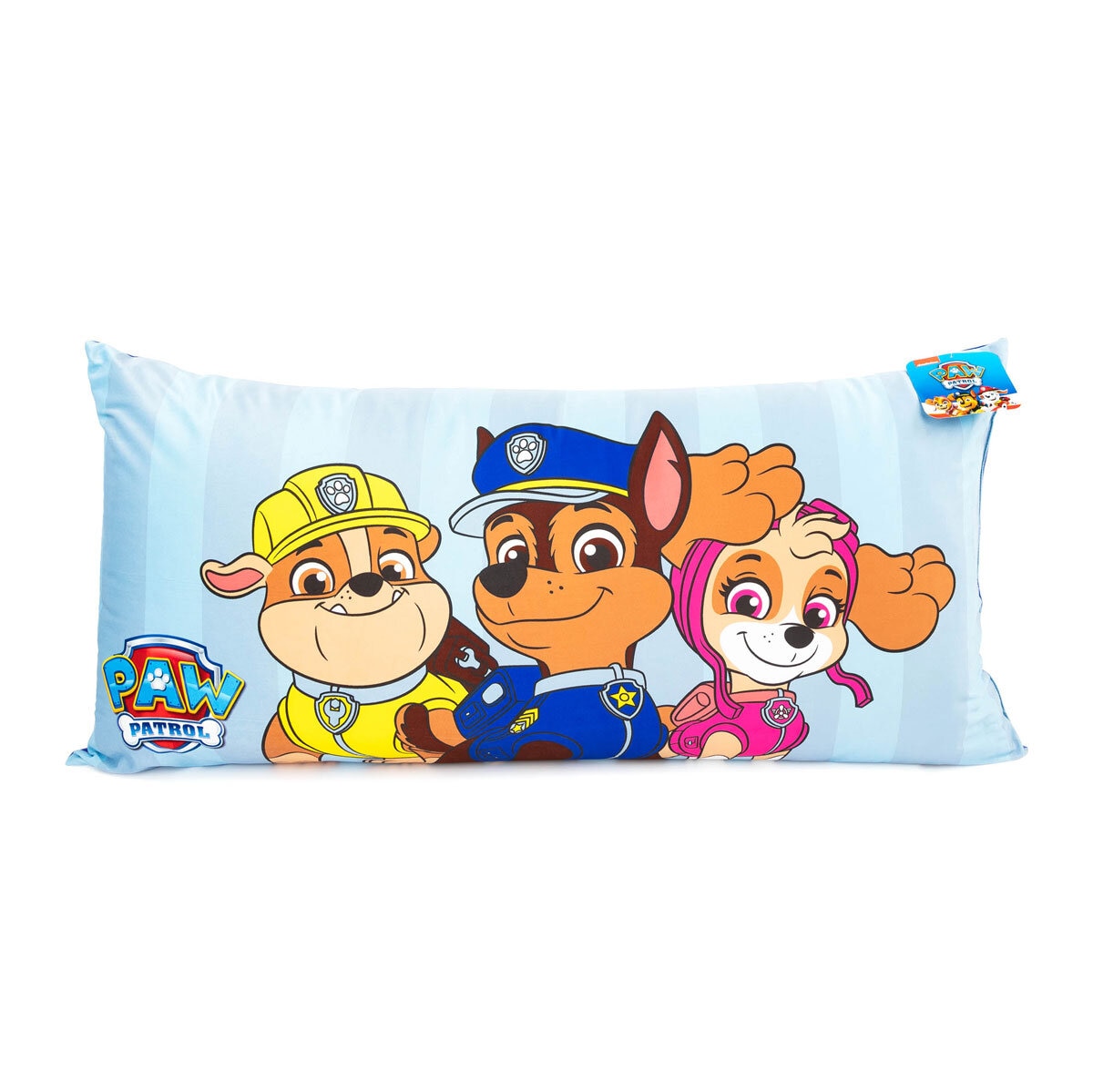 Pink paw store patrol body pillow