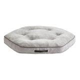 Kirkland Signature Hexagon Napper Pet Bed 42" (106.7cm) in Grey Faux Fur