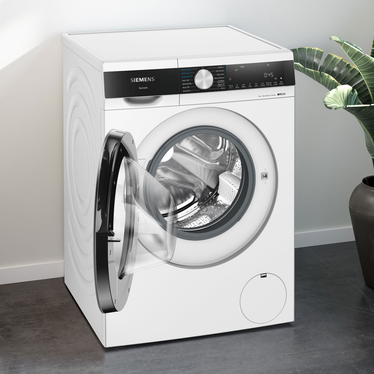 Siemens WN54G1A1GB, 10.5/6kg Washer Dryer, D Rated in White