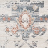 Elegant heirloom rug, tradtional design in ivory, grey  floral tones