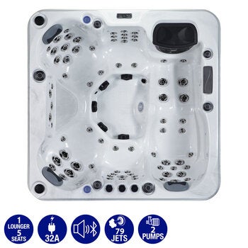 The Wellness Co Relax 4 79-Jet 6 Person Hot Tub - Delivered and Installed The Wellness Co Relax 4 79-Jet 6 Person Hot Tub - Delivered and Installed