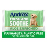 Andrex Fresh & Soothe Washlets, 12 x 36 Wipes