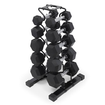Marcy DBR-150 68kg Dumbbell Set with Storage Rack Marcy DBR-150 68kg Dumbbell Set with Storage Rack