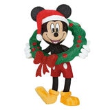 48 Inch (121cm) Holiday Mickey Wreath with LED Lights