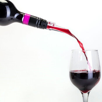 Dexam Cellardine Rouge 02 by the Glass Wine Breather and Wine Saver Bundle