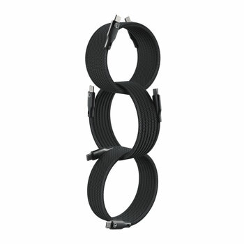 LoopLoop USB-C Cables 2x1.5M / 1x2M, 240W / Supports Data, Black LoopLoop USB-C Cables 2x1.5M / 1x2M, 240W / Supports Data, Black
