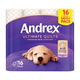 Andrex® Supreme Quilts 3-Ply Toilet Tissue, 16 Pack