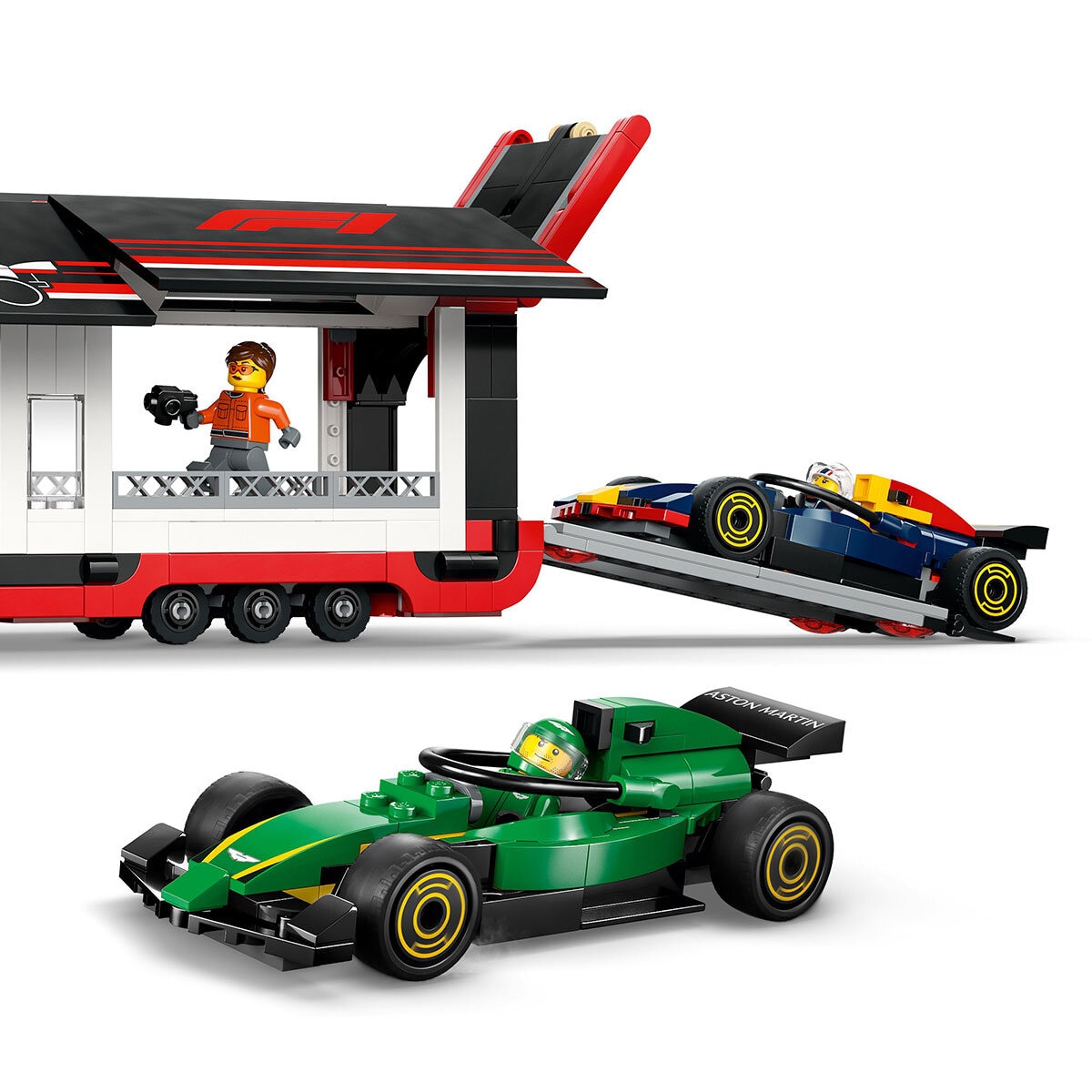 LEGO City F1® Truck with RB20 & AMR24 F1® Cars - Model 60445 (8+ Years)