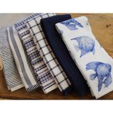 Caro Home 100% Cotton Kitchen Towels 8 Pack in Blue