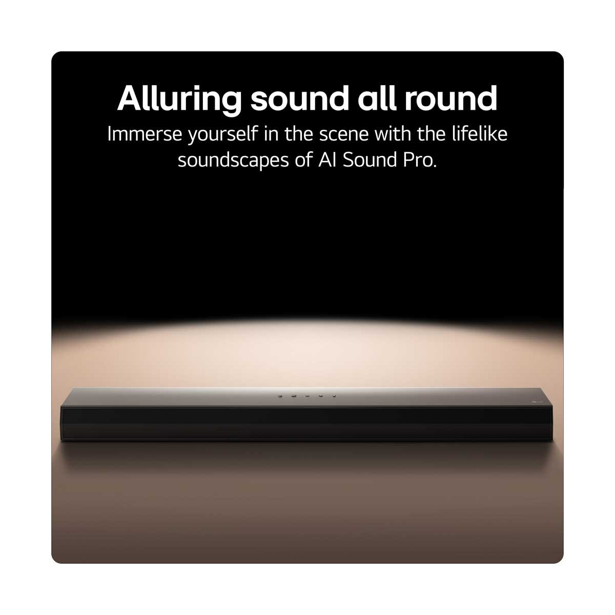 LG 4.1 Channel Soundbar and Wireless Subwoofer with Bluetooth US40TR 