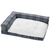 Kirkland Signature Medium Bolster Bed in Navy, 28"x 36"x 9"