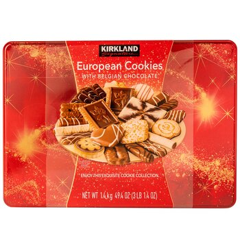 Kirkland Signature European Cookies with Belgian Chocolate, 1.4kg