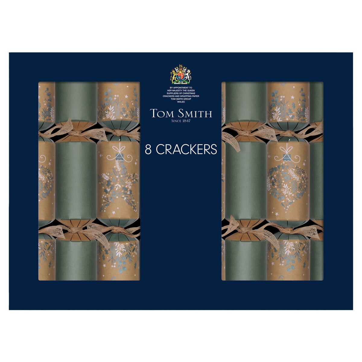 Tom Smith 14 Inch (36cm) Christmas Crackers 8 Pack Assortment