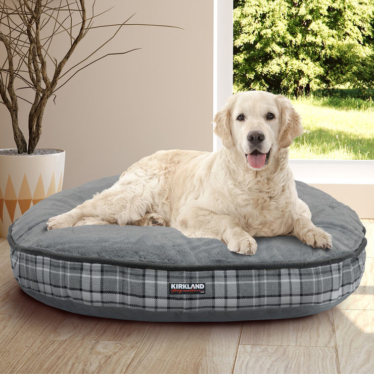 Kirkland Signature 42" (106.7 cm) Round Pet Bed, Grey ...