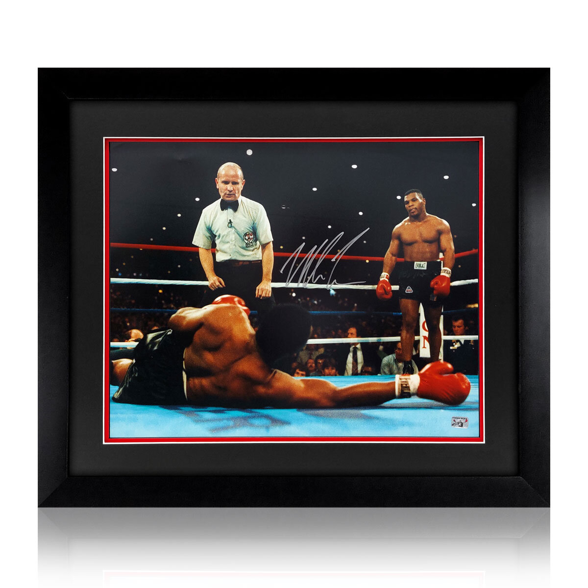 Mike Tyson Signed 20x16 Photo Frame