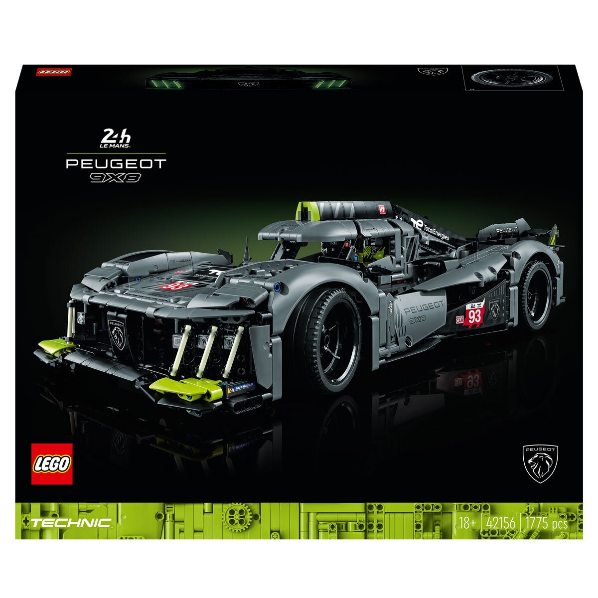 Buy LEGO PEUGEOT 9X8 24H Le Mans Hybrid Hypercar Box Image at Costco.co.uk