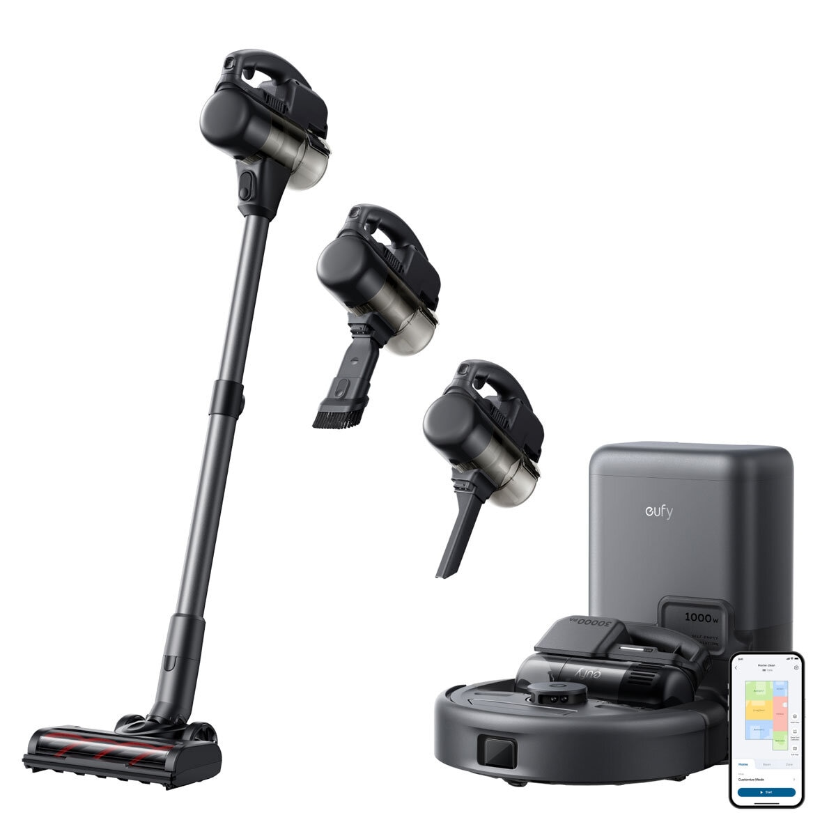 eufy E20 Vacuum Cleaner and Accessories