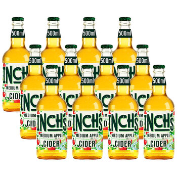 Inch's Medium Apple Cider, 12 x 500ml