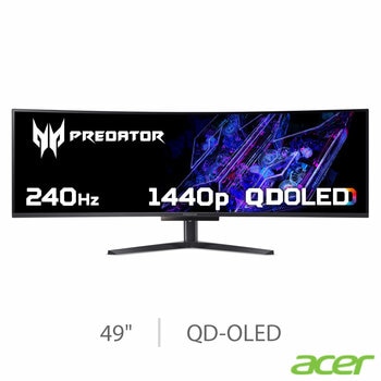 Acer Predator X49 X 49 Inch DQHD 240Hz QD-OLED Gaming Monitor, UM.SXXEE.X02 Acer Predator X49 X 49 Inch DQHD 240Hz QD-OLED Gaming Monitor, UM.SXXEE.X02