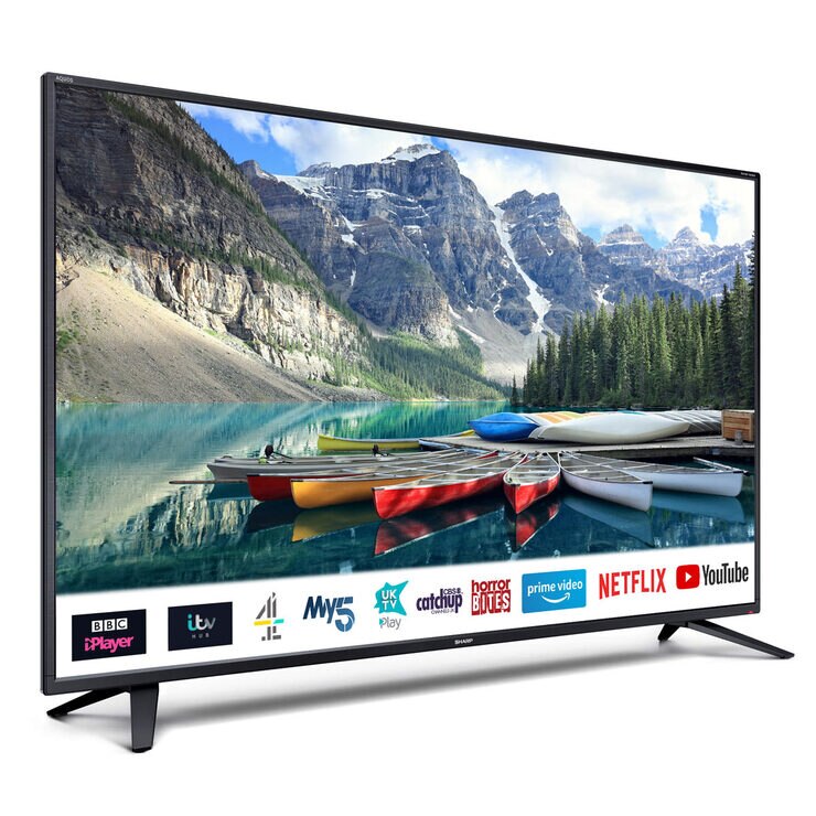 Sharp 4T-C55BJ2KF2FB 55 Inch 4K Ultra HD Smart TV | Costco UK