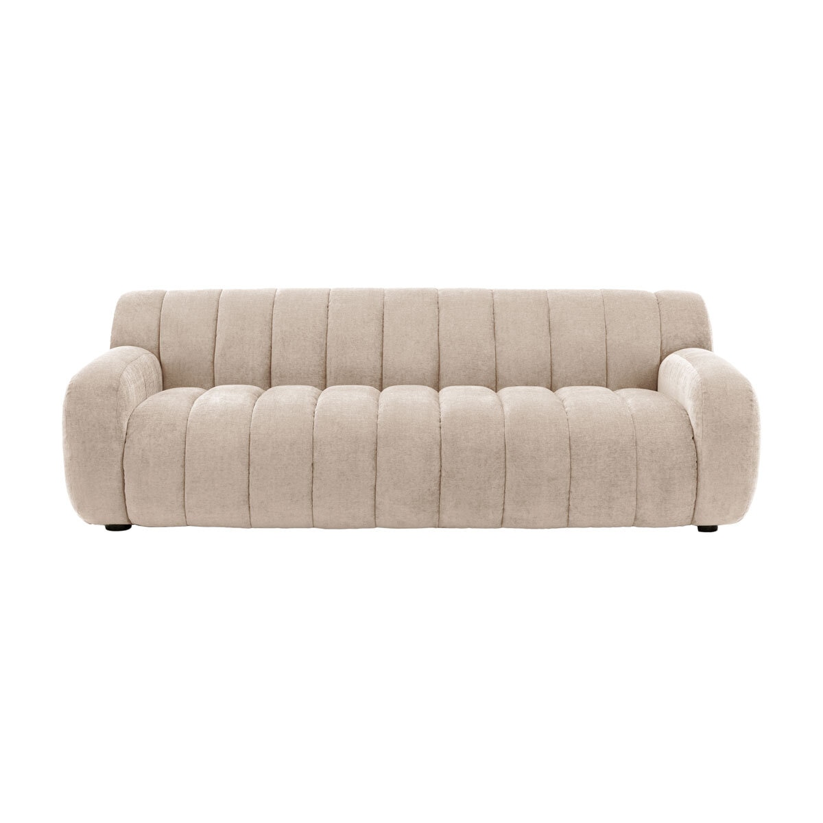 Gallery Coste Cream Fabric 3 Seater Sofa