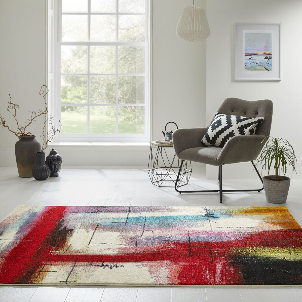 Art City Multicolour Rug