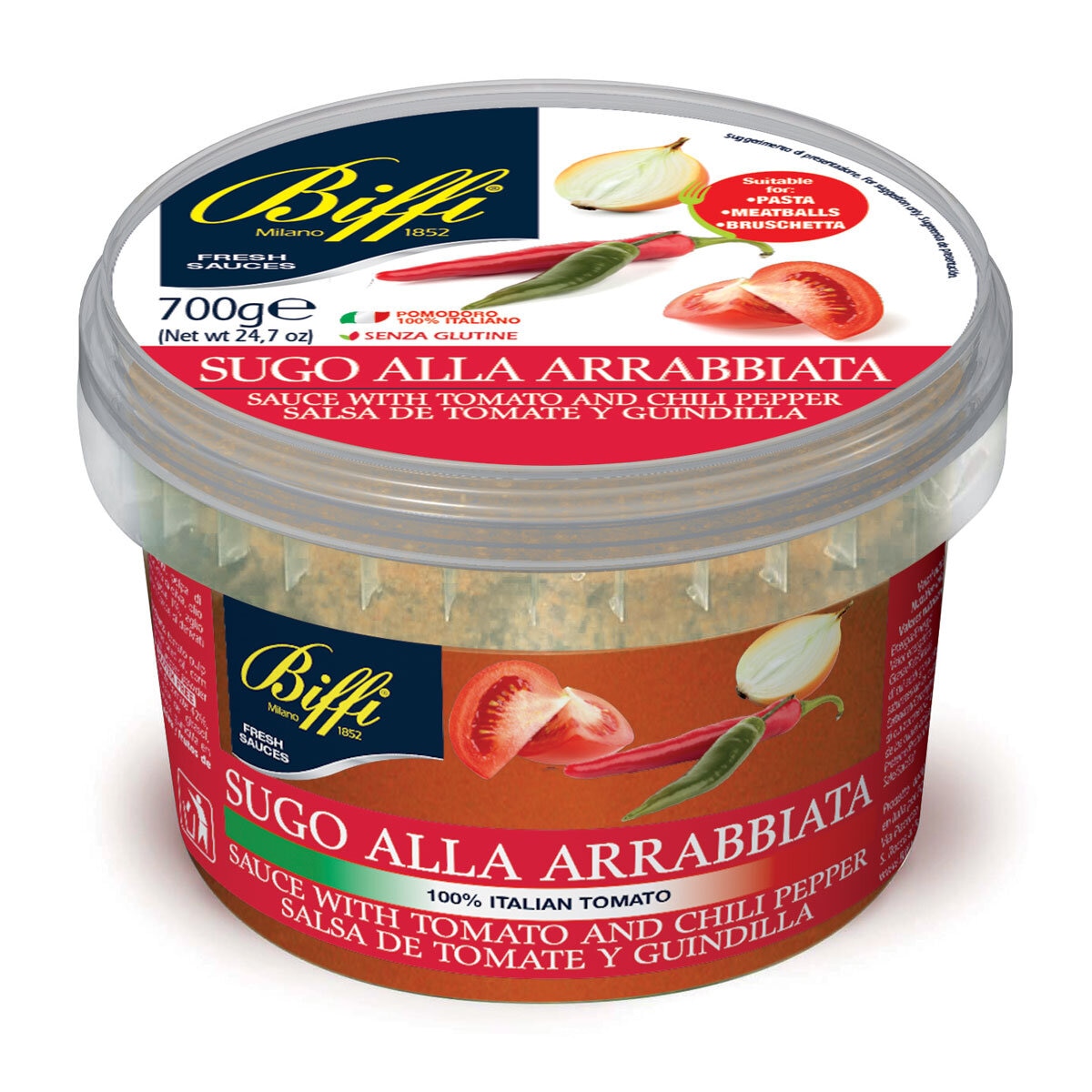 Biffi Arrabbiata Sauce, 700g |Costco UK | Costco UK