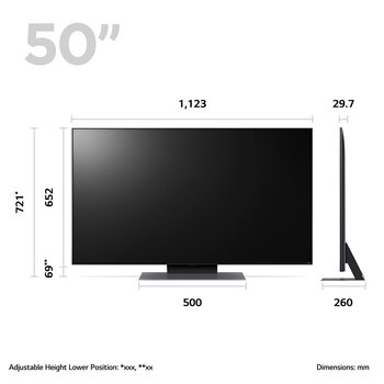 LG 50QNED816RE 50 Inch QNED 4K Ultra HD Smart TV
