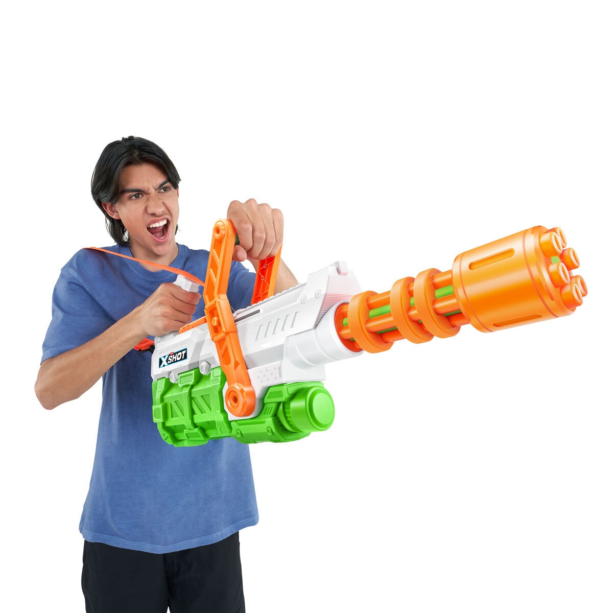 XSHOT Fast-Fill Hydro Cannon Water Blaster with Tropical Party Balloons                       