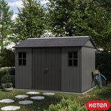 Keter Newton Plus 11ft 5" x 7ft 6" (3.5 x 2.3m) Storage Shed with Side Entry