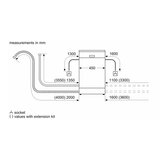 Bosch SPS4HMW49G Series 4 Slimline Freestanding 10 Place Setting Dishwasher, E Rated in White