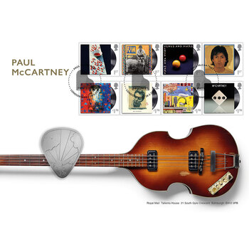 Paul McCartney Albums Royal Mail® Silver Proof Medal Cover