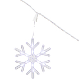 Snowflake on white background image