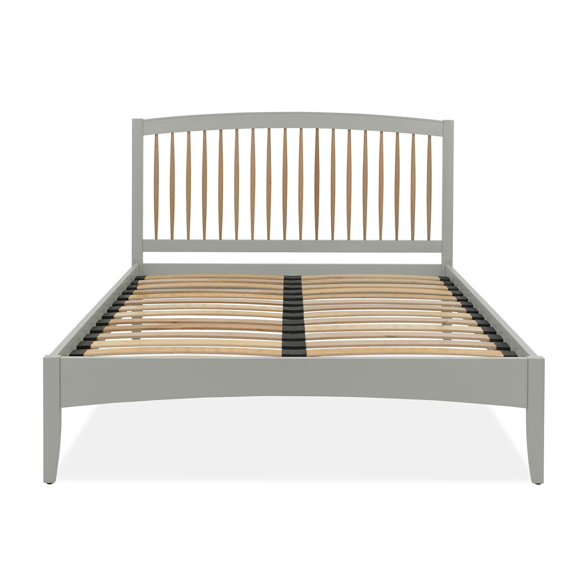 Bentley Designs Whitby Scandi Oak & Grey Bed Frame, Double