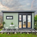 Installed Green Retreats Basebox Garden Room 4.2m x 3m