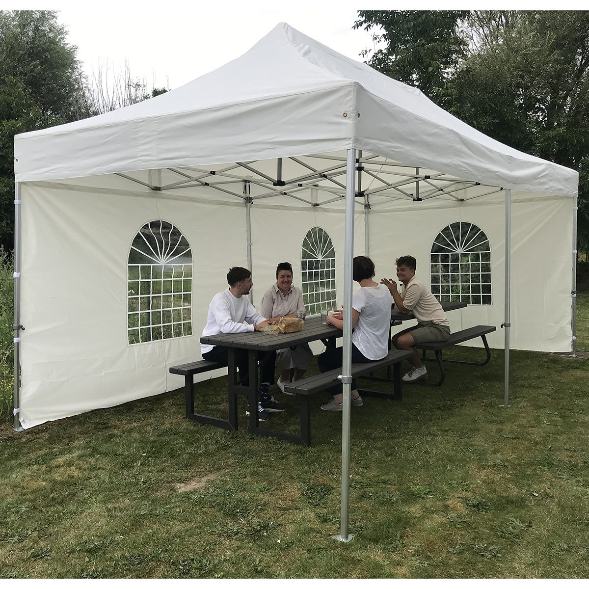 Aluminium 3m x 6m Pop Up Gazebo in 2 Variations | Costco UK