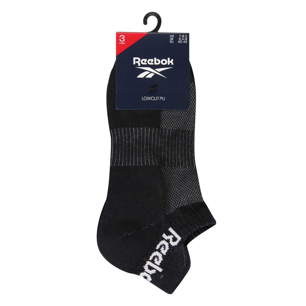 Reebok Essential Trainer Socks 6 Pack in Black