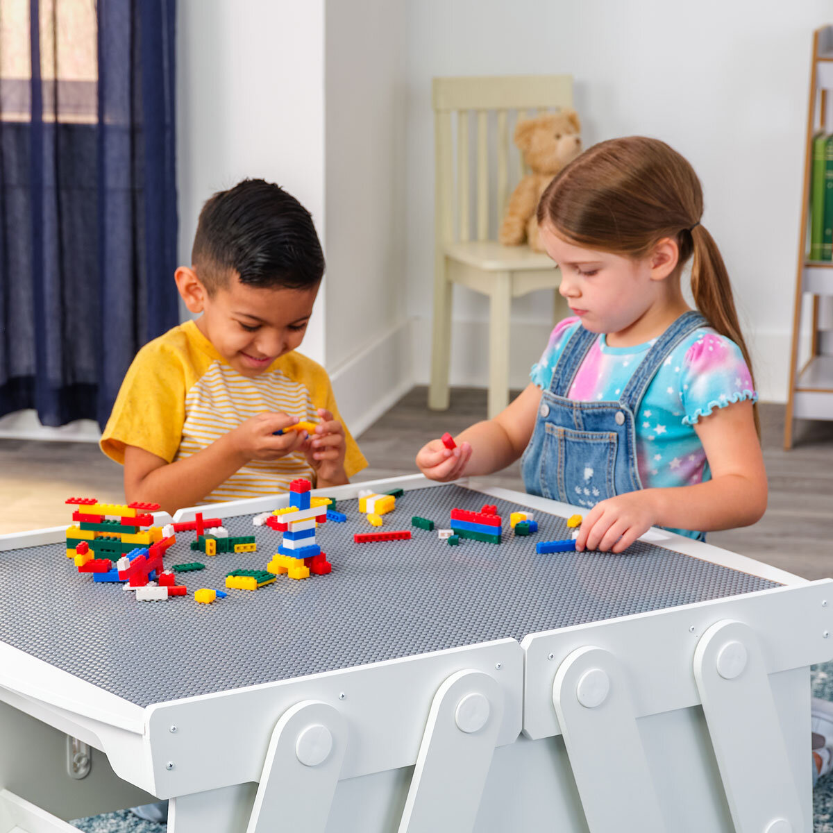 KidKraft Building Bricks Play n Store Mega Table (3+ Years)