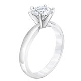 1.00ct Round Brilliant Cut Diamond Solitaire Ring, Platinum